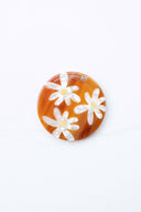 Eco Acetate Daisy Compact Mirror
: Brown Sugar
