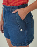Harper Continental Short, Denim