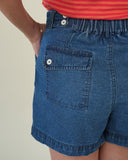 Harper Continental Short, Denim