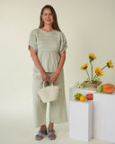 Harper Kinfolk Gingham Blouse, Jadeite