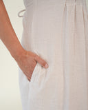 Harper Chestnut Meadow Dress -Neutral Stripe