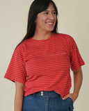 Sage Riptide Tee, Tomato Red