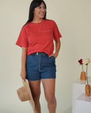 Harper Continental Short, Denim