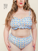 High Waisted Full Coverage Bottoms in Wildflower