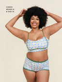 Boyshort Bottoms in Wildflower