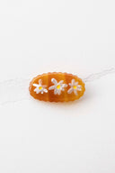 Eco Acetate Assorted Designs Hair Pins: Bronze/Daisy