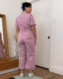 Sage Utility Jumpsuit, Dusty Rose