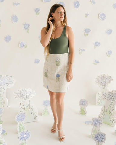 Harper Wildflower Mini Skirt