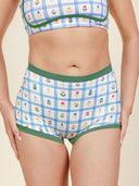 Boyshort Bottoms in Wildflower
