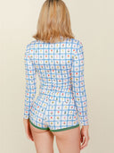 Long Sleeve Rashguard in Wildflower