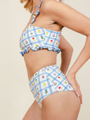 High Waisted Full Coverage Bottoms in Wildflower