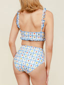 High Waisted Full Coverage Bottoms in Wildflower