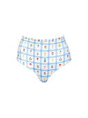 High Waisted Full Coverage Bottoms in Wildflower