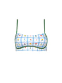 Bandeau With Piping Top in Wildflower