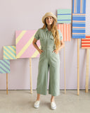 Sage Utility Jumpsuit (Cropped) - harpersage.com