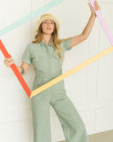 Sage Utility Jumpsuit (Cropped) - harpersage.com