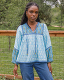 Harper Block Print Everyday Blouse