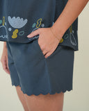 Harper Celeste Navy Short