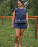 Harper Navy Celeste Blouse