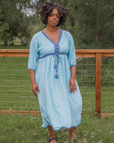 Harper Block Print Everyday Midi Dress