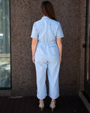 Sage Utility Jumpsuit, Light Blue