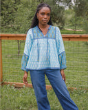 Harper Block Print Everyday Blouse