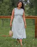Harper Sleeveless Meadow Dress