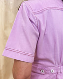 Sage Utility Jumpsuit, Pink Rose
