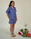 Sage Linen Rambler Short