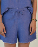 Sage Linen Rambler Short