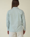 Sage Harbor Shirt, Green Ivory Stripe