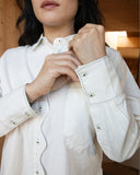 Sage Harbor Shirt, White Poplin