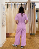 Sage Utility Jumpsuit, Pink Rose