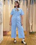 Sage Utility Jumpsuit, Light Blue