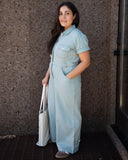 Sage Utility Jumpsuit, Seafoam Green