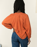 Harper Serenity Blouse, Burnt Orange