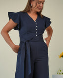 Harper Linen Terra Jumpsuit