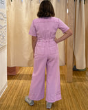 Sage Utility Jumpsuit, Pink Rose