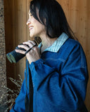 Sage Varsity Pullover, Denim