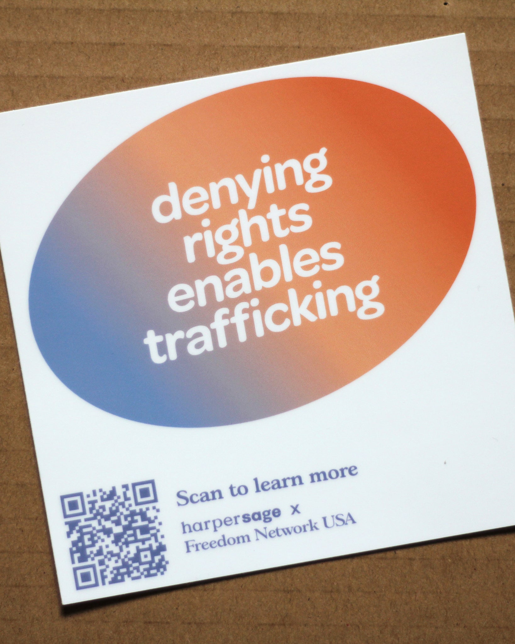 Human Trafficking Awareness Decal